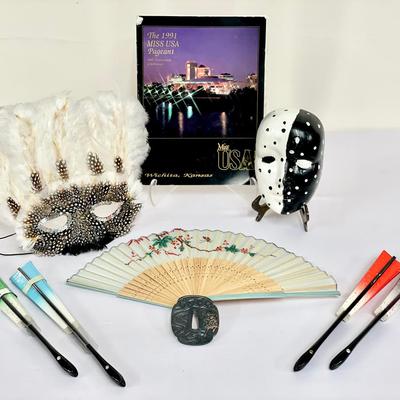 Japanese Tsuba, Mardi Gras Mask And More