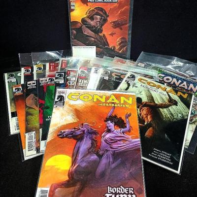 Conan the Barbarian, Red Sonja & Star Wars Comic Lot – Dark Horse, Marvel, Dynamite (15+ Issues)
