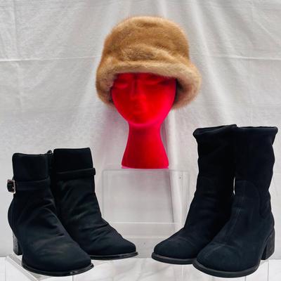 Luxury Fur Hat and Boots Collection