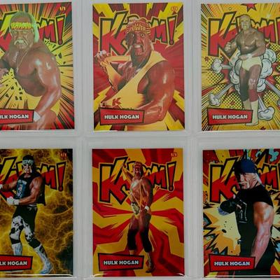 1 of 1 HULK HOGAN Kaboom! Refractor Set of 6 Cards