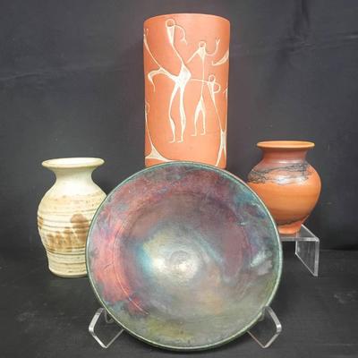 Collection of Studio Pottery Vessels – Signed & Handcrafted
