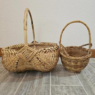 Lot #219 - Decorative Wicker Baskets