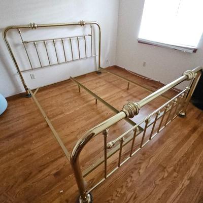 Lot #148 - California King Brass Bed Frame