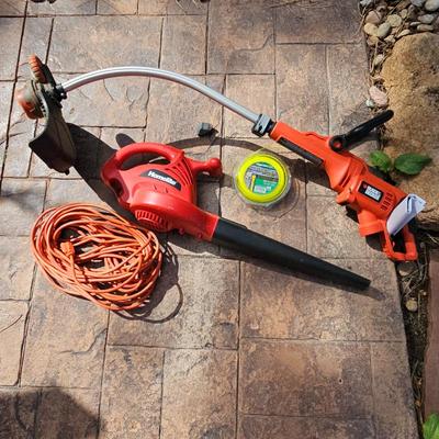 Lot #286 - Black & Decker Trimmer Edger, & Homelite Blower