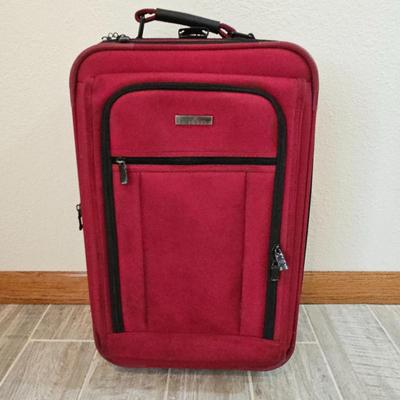 Lot #208 - El Portal Red Suitcase