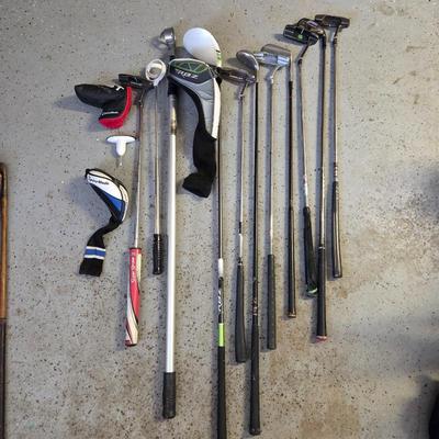 Lot #331 - Selection of Golf Clubs - TaylorMade, Odyssey, Jaws Fury, Lion, H&B, Boccieri, Callaway, Ping