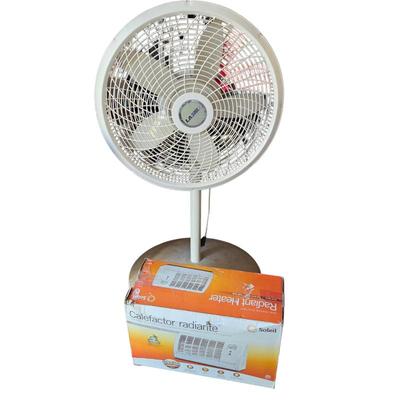 Lot #315 - Lasko Oscillating Pedestal Fan & Soleil Radiant Heater