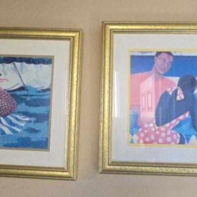 Pr194v framed prints by jonathan green