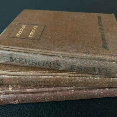 Pr240 vintage books emerson's essays