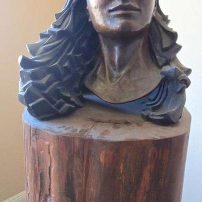 Pr181 sculpture of blessing woman dedication