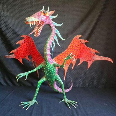 Pr102v miguel linares paper mache alebrijes
