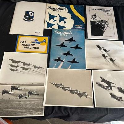 Pr223 vintage blue angels memorabilia