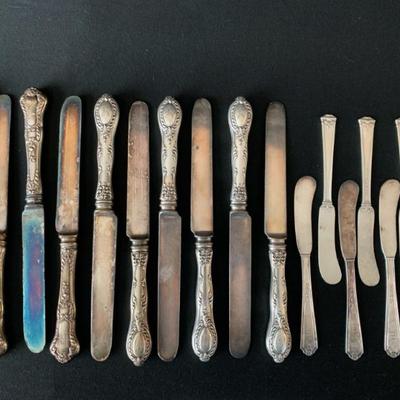 Pr226v sterling plate knife collection
