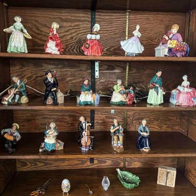 Royal Doulton Porcelain Figurines Collection - Made in England (8”) - Price Per Piece 