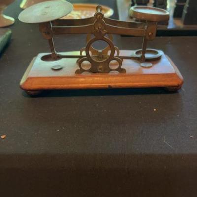 Antique Brass Balance Scale