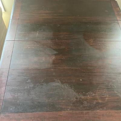 $150 Antique gate leg table; approx. 29.5" x 48" x 42" (with legs extended)