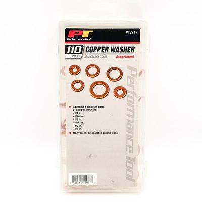 Sale Photo Thumbnail #227: Performance Tool 110 Piece Copper Washer Assortment