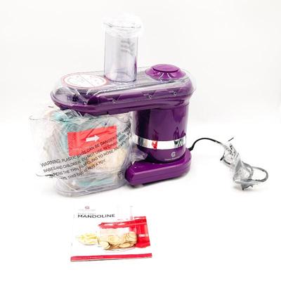 Sale Photo Thumbnail #33: Cook's Essentials Electric Mandoline Slicer – Purple