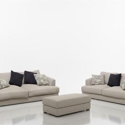Sale Photo Thumbnail #14: Contemporary Sofa Set with Ottoman