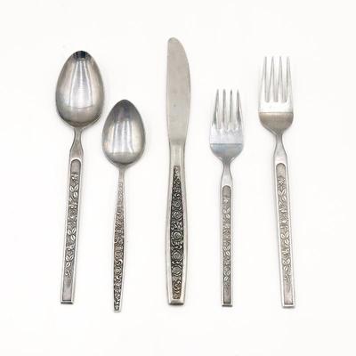 Sale Photo Thumbnail #57: Maria Grande Stainless Steel Flatware Set Japan