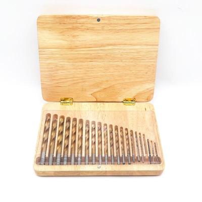 Sale Photo Thumbnail #225: Skillcraft Drill Bit Set in Wooden Case