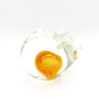 Sale Photo Thumbnail #93: Blown Glass Pig Paperweight Figurine