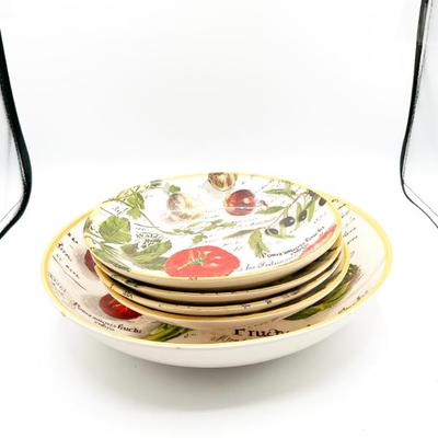 Sale Photo Thumbnail #65: Williams-Sonoma Marche by Marc Lacaze, Fructus Artichoke Plates