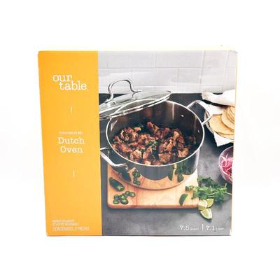 Sale Photo Thumbnail #23: Our Table Stainless Steel Dutch Oven, 7.5 Quart