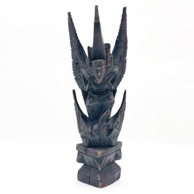 Sale Photo Thumbnail #199: Vintage Hand-Carved Wooden Garuda Statue