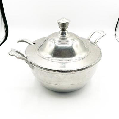 Sale Photo Thumbnail #87: Wilton Armetale Pewter Covered Soup Tureen w/ Ladle