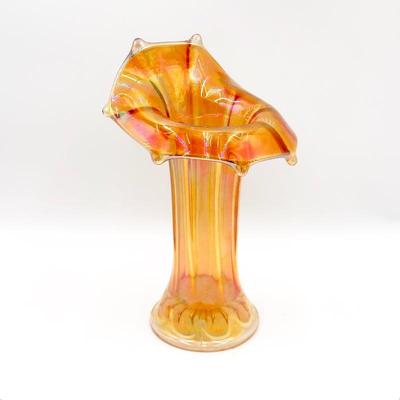 Sale Photo Thumbnail #46: Imperial Glass Jack in the Pulpit Carnival Vase