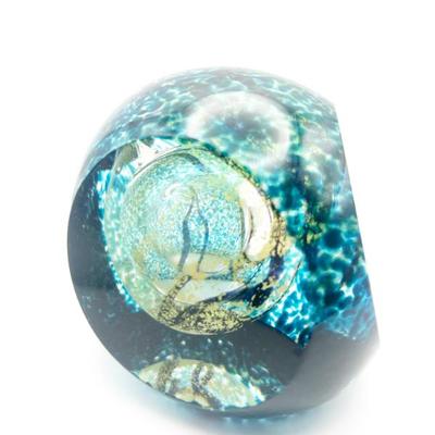 Sale Photo Thumbnail #88: Hand-Blown Art Glass Paperweight