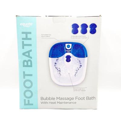 Sale Photo Thumbnail #20: Equate Bubble Massage Foot Bath w/ Heat Maintenance