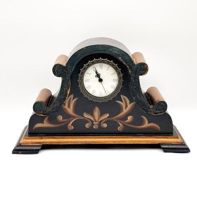 Sale Photo Thumbnail #176: Wooden French-Style Mantel Clock