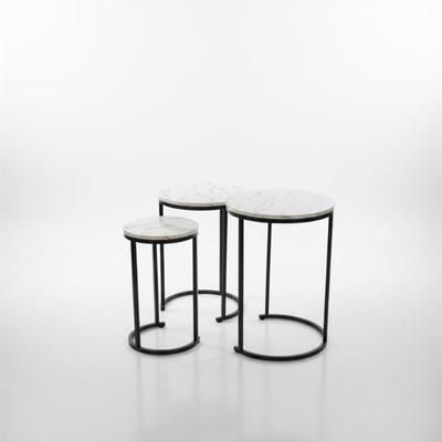 Sale Photo Thumbnail #11: Set of Three Nesting Side Tables