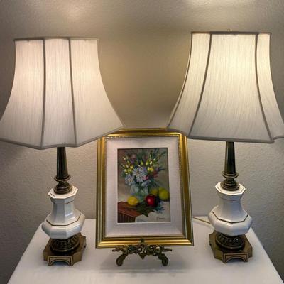 Table Lamps & Art