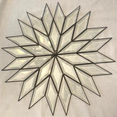 Beveled Starburst Window/ Wall Hanging