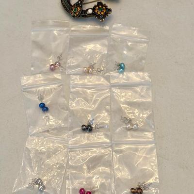 Heidi Daus Brooch And Earrings