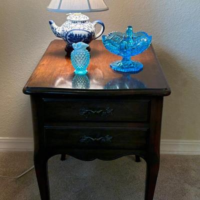 Side Table & Small Lamp