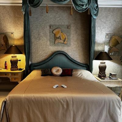 Custom king size bed with $10,000 adjustable mattress