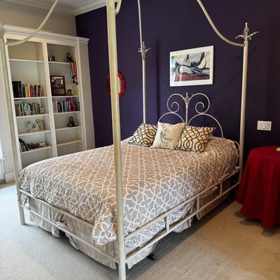 Custom made rot iron bed featured in New York magazine