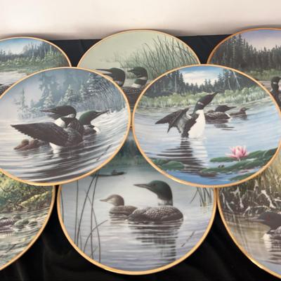 Bradford Exchange The Loon: Voice Of the North plate collection