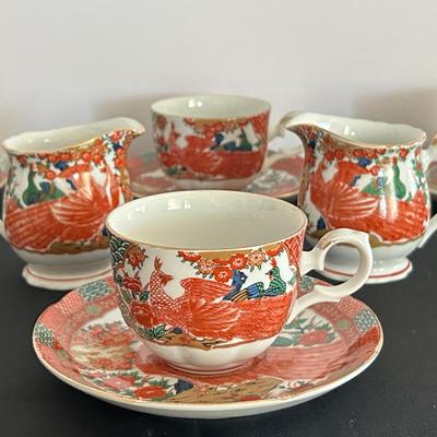 Imari Peacock by ARITA Tea Cups, Saucers & Creamers