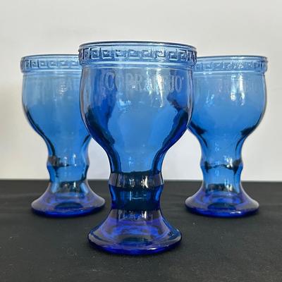 Corralejo Cobalt Blue Tequila Shot Glasses 