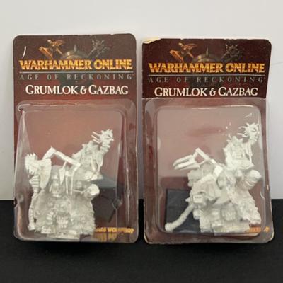 Warhammer Online Age Of Reckoning Grumlok & Gazbag Figures