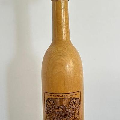 Olde Thompson Chateau Lafite-Rothschild Wooden Wine Bottle Pepper Grinder 