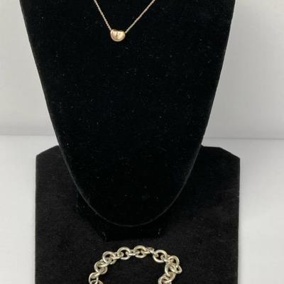 Tiffany & Co. Sterling Silver 2 Piece Jewelry