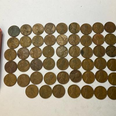 Lincoln Wheat Pennies Collection Of 1944-1944D