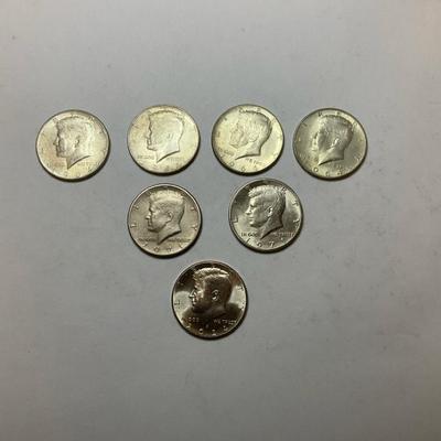 Kennedy Half Dollar Lot 1964,1964D,1971, 2024 #4