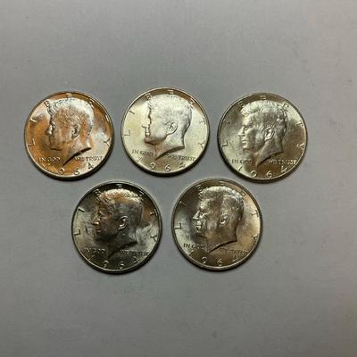 Kennedy Half Dollar Coins 1964-1964D #1
